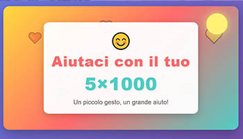 Il tuo 5x1000 fa bene